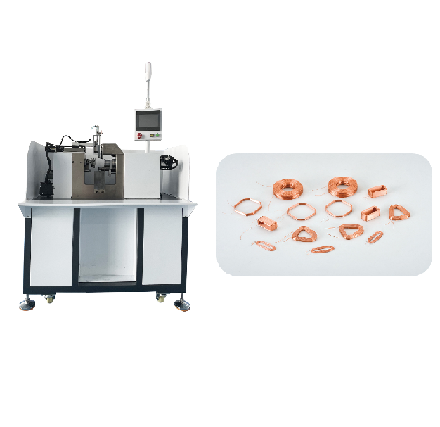 Full-automatic single-shaft air-core coil winding machine